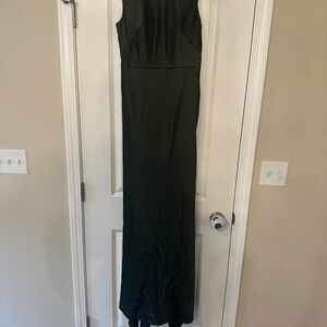 Revelry Deep Olive Bridesmaid Dress